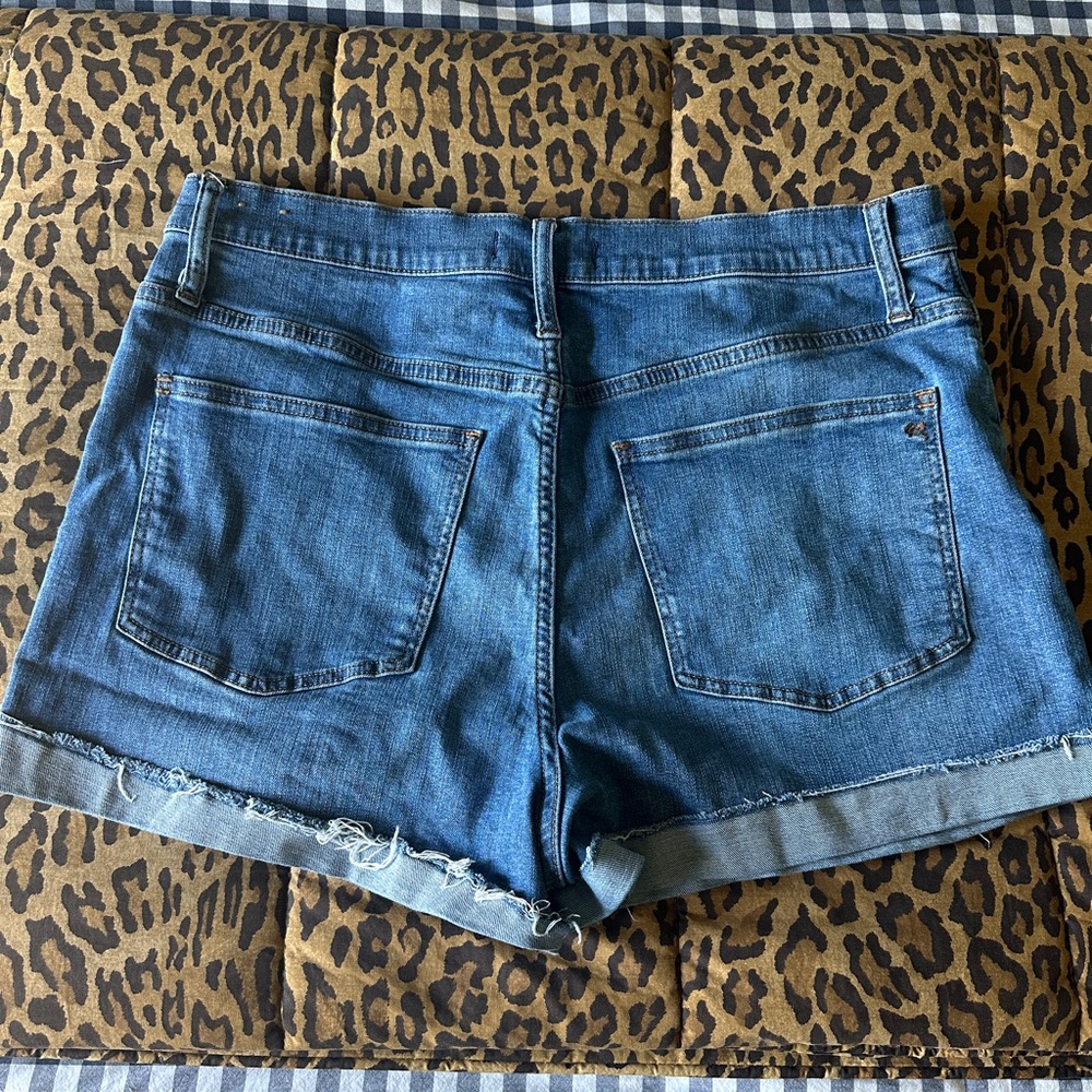Madewell high rise button fly cutoff denim shorts - Picture 4 of 11